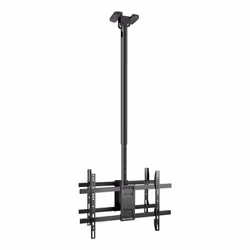 TooQ LPCE2286TSLI-XL-B, 200 x 200 mm, 600 x 400 mm, -20 - 5°, -180 - 180°, Acier, Noir