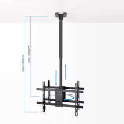 TooQ LPCE2286TSLI-XL-B support pour téléviseur 2,18 m (86") Noir - Vue supplémentaire 4