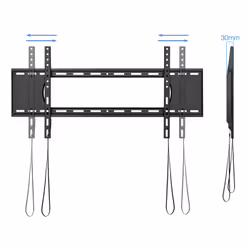 TooQ LP1090F-B support pour téléviseur 2,29 m (90") Noir