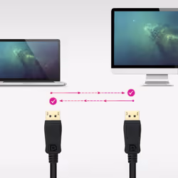 Nanocable 10.15.2605 câble DisplayPort 5 m Noir - Vue supplémentaire 4