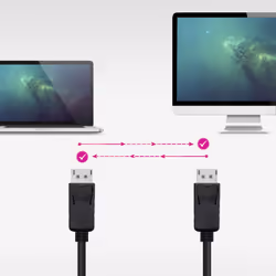 Nanocable 10.15.2700 câble DisplayPort 0,5 m Noir - Vue supplémentaire 4