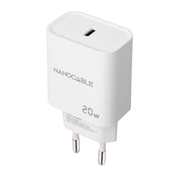 Nanocable 10.10.2005 chargeur d'appareils mobiles Universel Blanc Secteur Intérieure