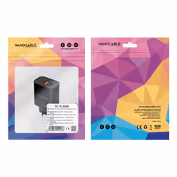 Nanocable 10.10.2008 chargeur d'appareils mobiles Universel Noir Secteur Charge rapide Intérieure