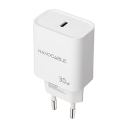 Nanocable 10.10.2009 chargeur d'appareils mobiles Universel Blanc Secteur Intérieure