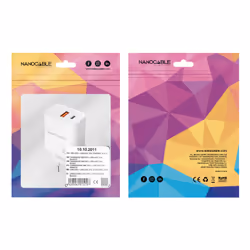 Nanocable 10.10.2011 chargeur d'appareils mobiles Universel Blanc Secteur Charge rapide Intérieure - Vue supplémentaire 3