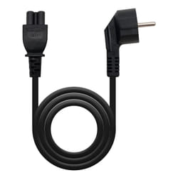 Nanocable 10.22.0302-L300 câble électrique Noir 3 m CEE7/7 Coupleur C5