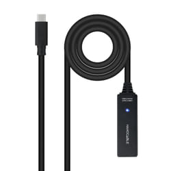 Nanocable 10.01.1311 câble USB USB 3.2 Gen 1 (3.1 Gen 1) 5 m USB C Noir