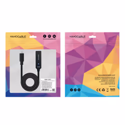 Nanocable 10.01.1311 câble USB USB 3.2 Gen 1 (3.1 Gen 1) 5 m USB C Noir - Vue supplémentaire 6
