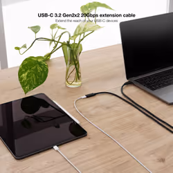 Nanocable 10.01.4501-L150 câble USB USB 3.2 Gen 2x2 1,5 m USB C Noir - Vue supplémentaire 5