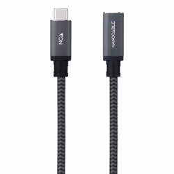Nanocable 10.01.4500-COMB câble USB USB 3.2 Gen 2x2 0,5 m USB C Noir
