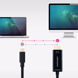 Nanocable 10.15.5105 câble vidéo et adaptateur 5 m USB Type-C HDMI Noir - Vue supplémentaire 4