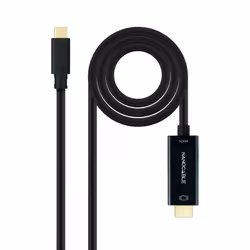 Nanocable 10.15.5135, 5 m, USB Type-C, HDMI, Mâle, Mâle, Droit