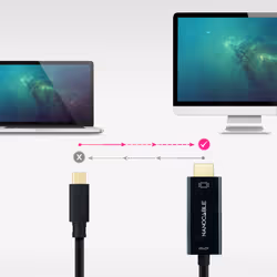 Nanocable 10.15.5135 câble vidéo et adaptateur 5 m USB Type-C HDMI Noir - Vue supplémentaire 4