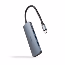 Nanocable 10.16.4605, Avec fil, USB 3.2 Gen 1 (3.1 Gen 1) Type-C, 100 W, Gris, 5 Gbit/s, 4K Ultra HD