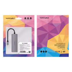 Nanocable 10.16.4605 station d'accueil Avec fil USB 3.2 Gen 1 (3.1 Gen 1) Type-C Gris - Vue supplémentaire 5