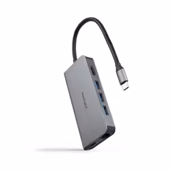 Nanocable 10.16.4609, Avec fil, USB 3.2 Gen 1 (3.1 Gen 1) Type-C, 100 W, 10,100,1000 Mbit/s, Gris, MMC, MicroSD (TransFlash), ...