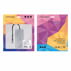 Nanocable 10.16.4609 station d'accueil Avec fil USB 3.2 Gen 1 (3.1 Gen 1) Type-C Gris - Vue supplémentaire 6