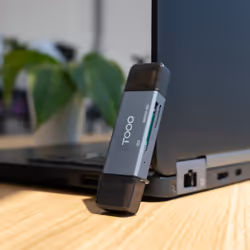 TooQ TQR-3001G lecteur de carte mémoire USB 3.0 Type-A/Type-C Gris - Vue supplémentaire 2
