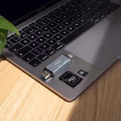 TooQ TQR-3001G lecteur de carte mémoire USB 3.0 Type-A/Type-C Gris - Vue supplémentaire 3
