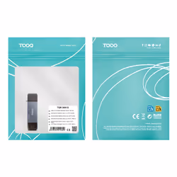 TooQ TQR-3001G lecteur de carte mémoire USB 3.0 Type-A/Type-C Gris - Vue supplémentaire 6