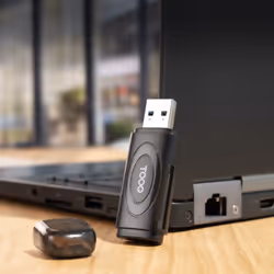 TooQ TQR-3002B lecteur de carte mémoire USB 3.2 Gen 1 (3.1 Gen 1) Type-A Noir - Vue supplémentaire 2