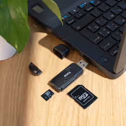 TooQ TQR-3002B lecteur de carte mémoire USB 3.2 Gen 1 (3.1 Gen 1) Type-A Noir - Vue supplémentaire 3