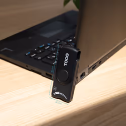 TooQ TQR-3012B lecteur de cartes à puce USB 2.0 Noir - Vue supplémentaire 2