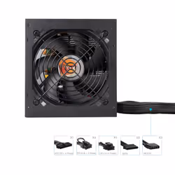 TooQ TQHELIOS-750SP unité d'alimentation d'énergie 750 W 24-pin ATX ATX Noir - Vue supplémentaire 3