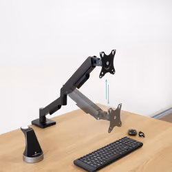 TooQ DB1733TNR-B support d'écran plat pour bureau 81,3 cm (32") Noir - Vue supplémentaire 5