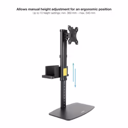 TooQ DB1128TN-B support d'écran plat pour bureau 68,6 cm (27") Noir - Vue supplémentaire 4