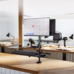 TooQ Support de table pour TPV/Imprimante/Écrans de 17" à 32"/Terminal/Lecteur/Clavier - Vue supplémentaire 4