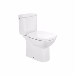 Pack WC Rimless au sol composé d'une cuvette de WC sans bride à évacuation duale, d'un réservoir 3/6 litres avec alimentation ...