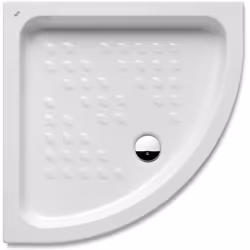 Le receveur de douche angulaire en porcelaine appartient à la collection ITALIA de ROCA. Pour une installation en angle, la f ...
