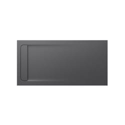 Receveur de douche extra plat en Stonex® Aquos - 1600x800mm - Gris Ardoise