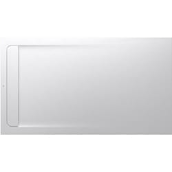 Receveur de douche extra plat en Stonex® Aquos - 1600x1000mm - Blanc