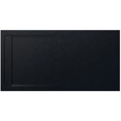 Roca - Receveur de douche extra plat en Stonex® Aquos - 2000x1000mm - Noir