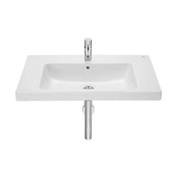 Roca - the gap lavabo suspendu en porcelaine blanche Dimensions : 800x460x75 mm