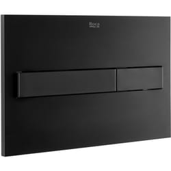 Roca - PL7 one - Plaque de commande avec double chasse noir (A890188206)