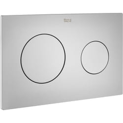 Plaque d'actionnement avec double chasse d'eau PL10 dual (one) Roca Couleur : chromé