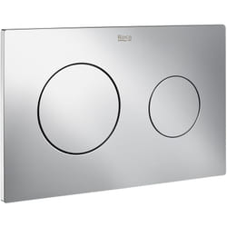 Plaque d'actionnement avec double chasse d'eau PL10 DUAL (ONE) - ROCA Couleur : gris laqué