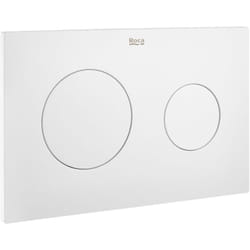 A890189207 PL10 one dual Placa de Accionamiento Blanco Mate Posterior a 2021 - ref: A890189207 - Roca
