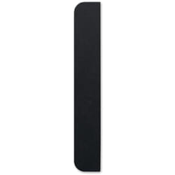 Cache vidage en Stonex® Noir pour receveur de douche Aquos 900 mm