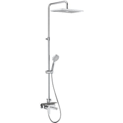 A5A9C90C00 even-m Columna Baño Ducha Monomando con Repisa Cromo - ref: A5A9C90C00 - Roca