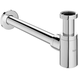Roca - Mini siphon cylindrique mural pour lavabo 1 1/4' aqua