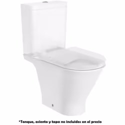 La cuvette sans rebord avec double sortie pour le WC à réservoir bas ROUND fait partie de la collection THE GAP de ROCA . De  ...