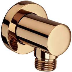 Roca - Coude mural 1/2" pour raccordement flexible de douche, Rose gold