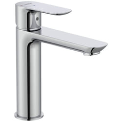 Roca - A5A336EC00 cala Grifo Monomando Lavabo Con Caño Mezzo Cuerpo Liso Cold Start Cromo - ref: A5A336EC00
