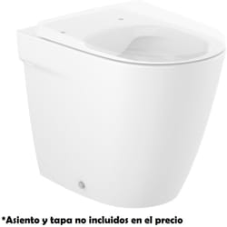 Cuvette de toilette sans rebord à double sortie Cuvette de toilette sans rebord ONA - ROCA