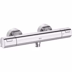 Le robinet de douche thermostatique extérieur fait partie de la collection T-500 de ROCA . Avec sélection de la température e ...