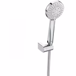 Set de ducha STELLA de Roca Sanitarios . Incluye ducha de mano de 100 mm de 3 funciones, soporte de ducha articulado y flexib ...